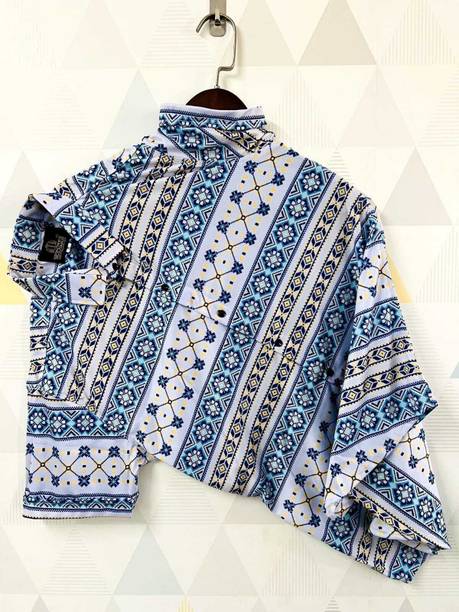 COOL BOY Men Printed Casual Multicolor Shirt