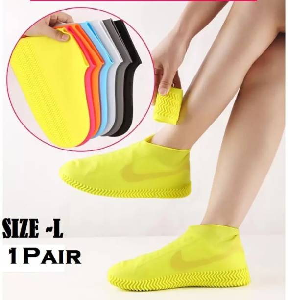 Ana WATERPROOF SILICONE SHOE COVER Silicone MULTI-COLOR, BLACK, YELLOW, GREY, WHITE Boots Shoe Cover