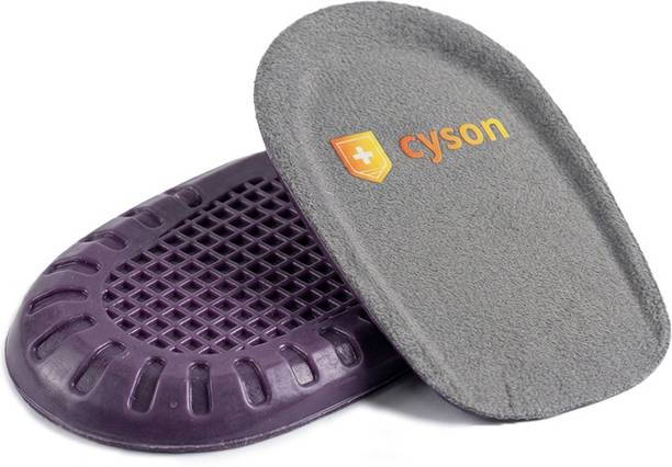 Cyson Orthopedic Insole Heel Pad Silicone Gel Cushion |Slim Fit Shoe Inserts Heel Support