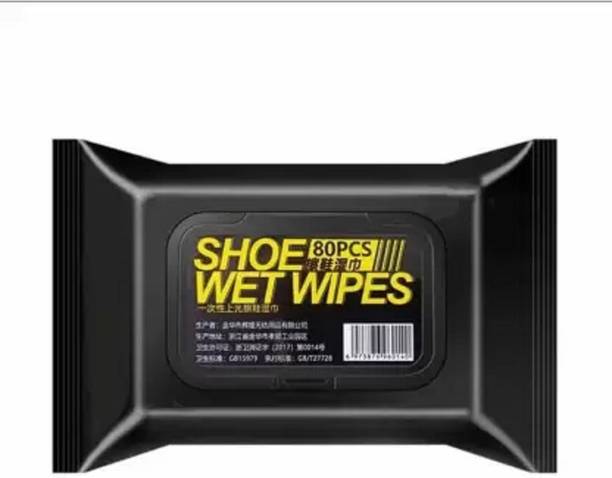 Heny Enterprise Laxvila Shoe Wipes 80 Pcs Sneaker Cleaner Shoe Cleaning Leather Shoe Cleaner