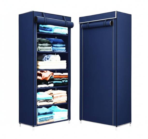 CHOUXPRO CHOUXPRO Foldable 6-Layer Shoe Rack with Cover | Dustproof & Portable Plastic Collapsible Shoe Stand