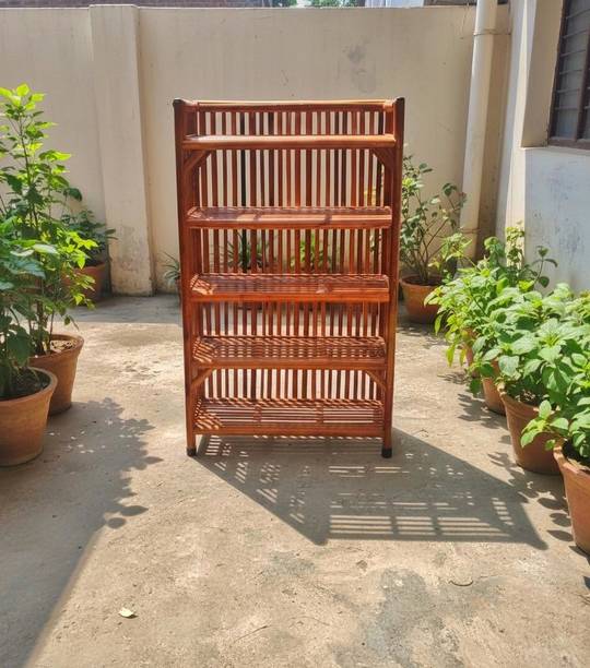 Zaydio Premium 5 Tier Bamboo Shoe Rack For Home Wooden Shoe Stand Bamboo Shoe Stand