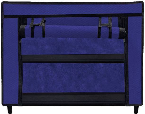 KOnline K_2L_BLUE Metal Shoe Rack