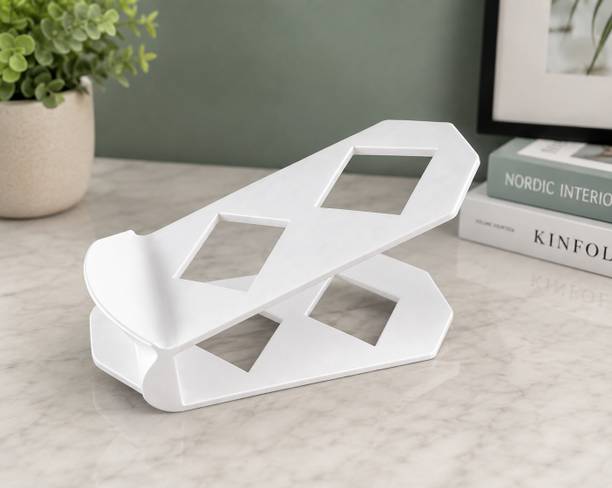 ZMakers Stackable Shoe Organizer Rack Space Saving Shoe Holder Plastic Shoe Stand
