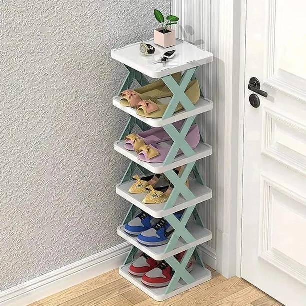 TEXON 5 LAYER FOLDABLE SHOE RACK Plastic Shoe Stand