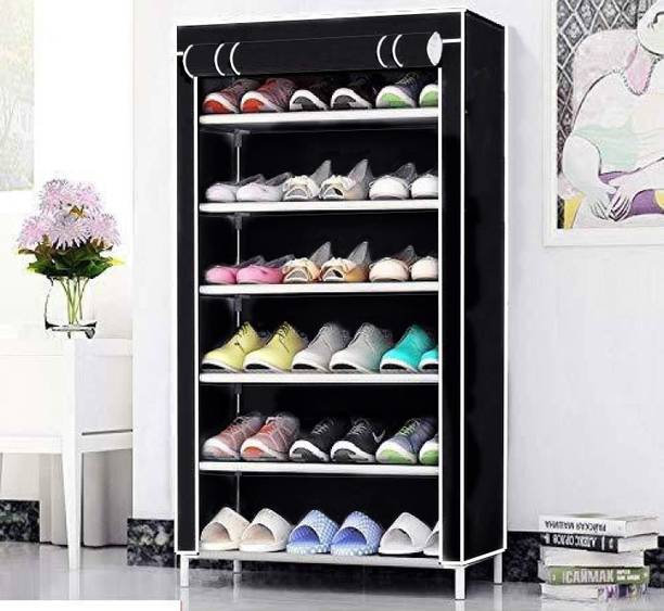 Hexzone Multipurpose Modern 6 Layer Plastic Shoe Stand Plastic Shoe Stand