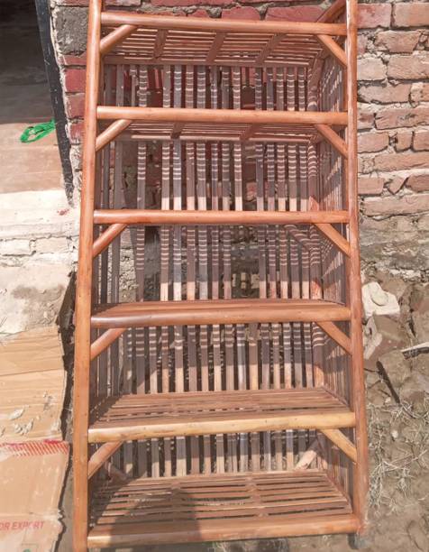 GalaxyMonk Handmade 4 shelves Bamboo Shoe Rack| Stand| Organizer Bamboo Shoe Stand