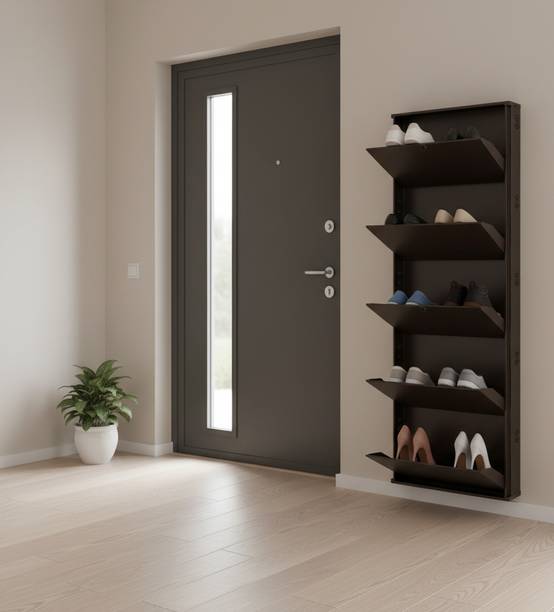 मेटल मेट Wall Mounted Shoe Rack | Durable, Space-saving Design, Shoe Organizer मेटल जूते का रैक