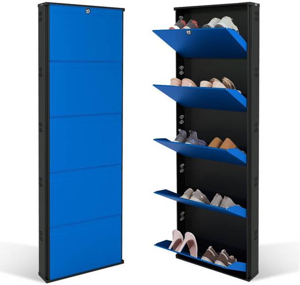 Jaimini Wall Mounted Shoe Rack | Durable, Space-saving Design, Shoe Organizer Metal Shoe Rack