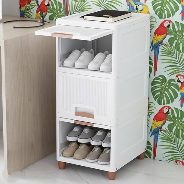 GROTHEORY Creative Studio Desktop Organizer Unit Plastic Shoe Rack