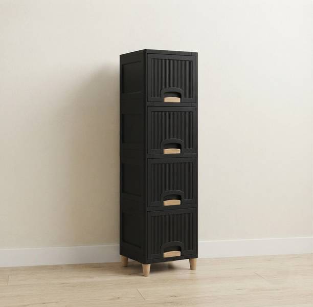 Surety for Safety Multipurpose Plastic Free Standing Cabinet for Home Storage Plastic Free Standing Cabinet