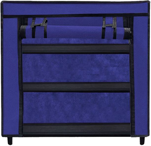 KOnline K_3L_BLUE Metal Shoe Rack