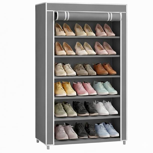 Yadav creation Multi Layer Shoe Rack with Cover | Foldable Shoe Organizer Plastic Shoe Rack