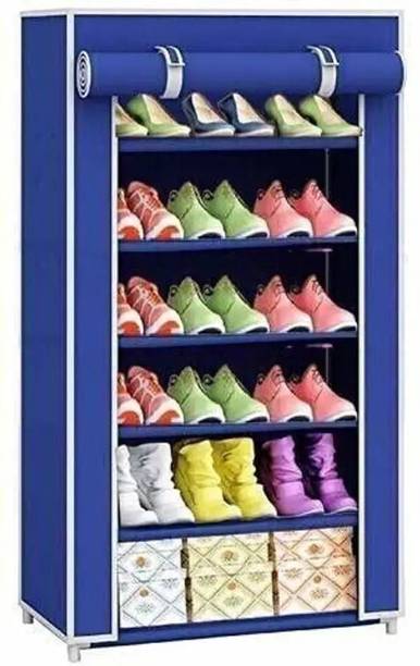 Shoefy Multipurpose shoe rack/Wardrobe Heavy Material PVC Plastic Pipes with cover Plastic Shoe Stand