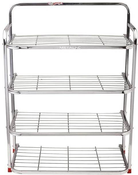 Bartanoor 4 LAYER SHOE STEND Metal Shoe Stand
