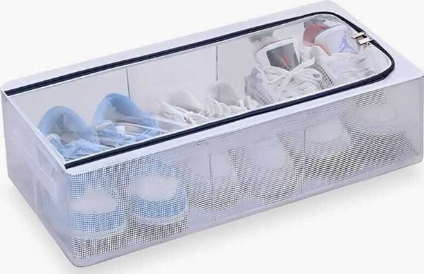 Happyhomemultistore Plastic Collapsible Shoe Stand