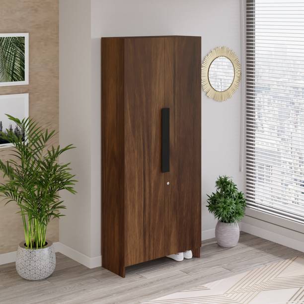 BLUEWUD Brooklyn Highline Multipurpose Shoes Clothe Storage File Cabinet Organiser Stand Engineered Wood Shoe Rack