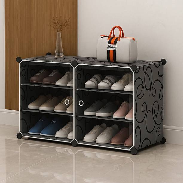 Sasimo Plastic Collapsible Shoe Stand
