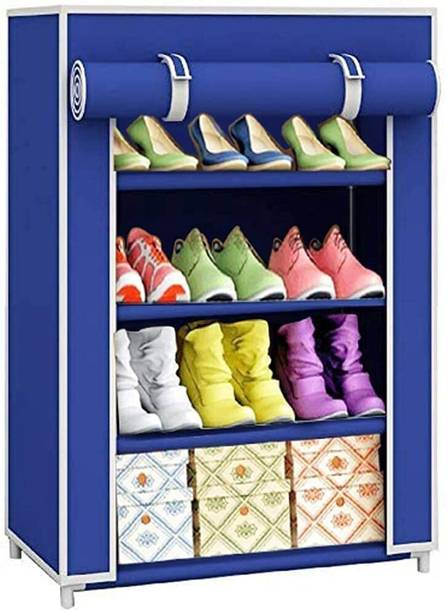 QURACK Shoe Rack Stand for Home Multipurpose Storage Organizer Metal Shoe Stand