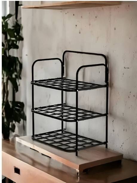 RN Kart Shoe Stand Metal, Plastic Collapsible Shoe Stand