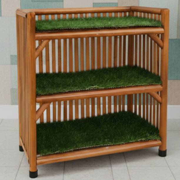 UnrealMonk Bamboo Shoe Rack