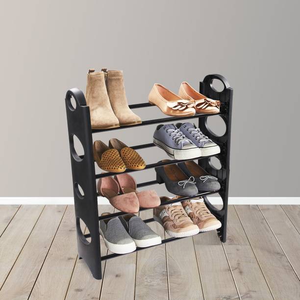 Trendy Kaan Shoe Rack Plastic, Metal Shoe Stand