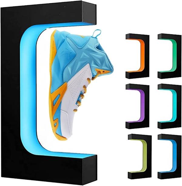 Sneaker King Magnetic Levitating Shoe Display Stand With LED Light Plastic Shoe Stand