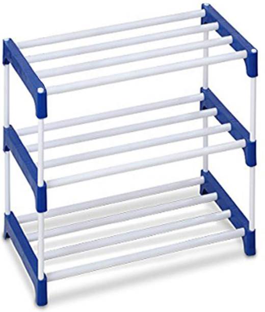 FurniGully Storage Saving Rack Organizer Plastic Shoe Stand