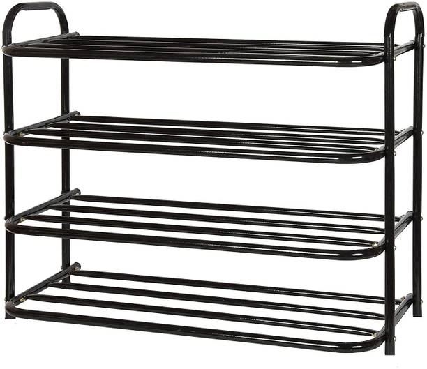MARUTIENTERPRIS 4 Metal Metal Collapsible Shoe Stand