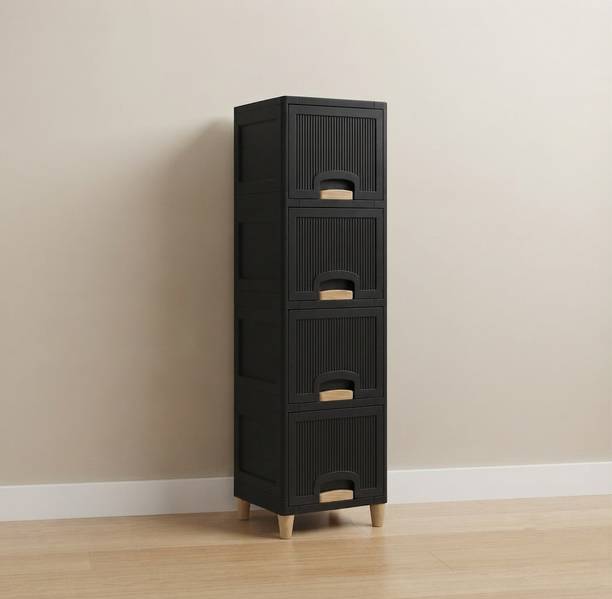 Surety for Safety Plastic Multipurpose Cabinet for Home Storage Plastic Free Standing Cabinet