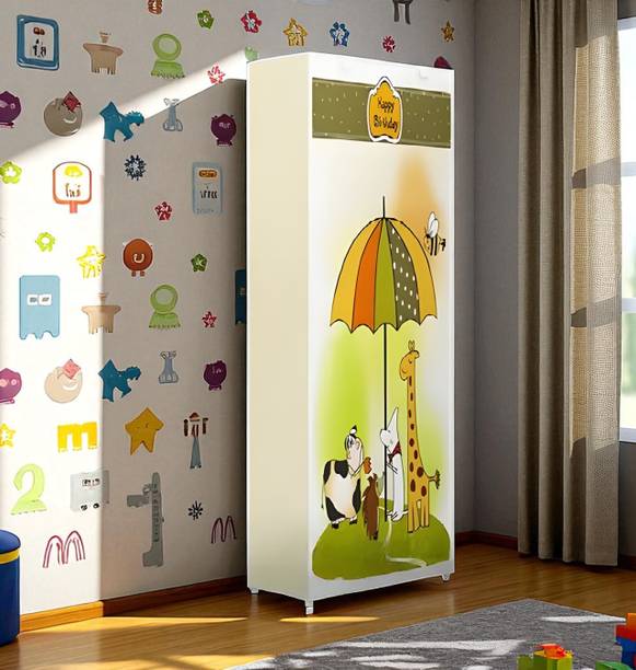 colcum 6 Shelf Foldable Collapsible Wardrobe Storage Organizer Almirah Cloth Rack Micro Fiber Collapsible Wardrobe