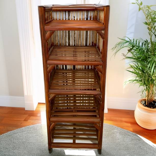 UnrealMonk Bamboo Shoe Rack