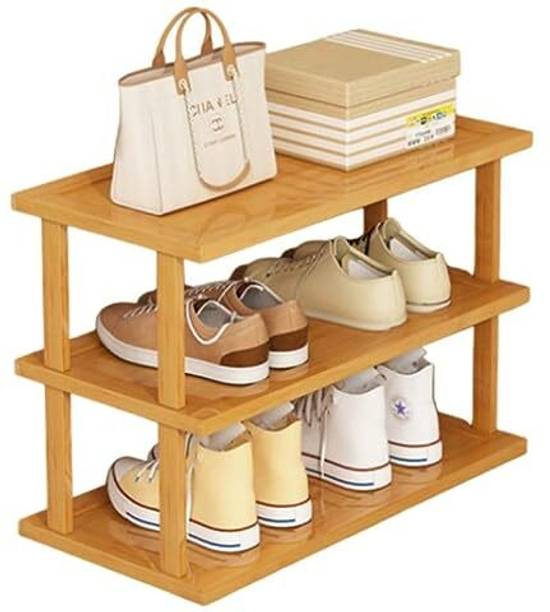 MTBROTHERS BAMBOO SHOE RACK STORAGE ORGANIZER ENTRWAY SHOE SHELF Bamboo Shoe Rack