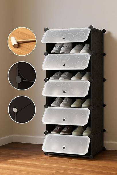 Flipkart Perfect Homes Studio Plastic Shoe Rack