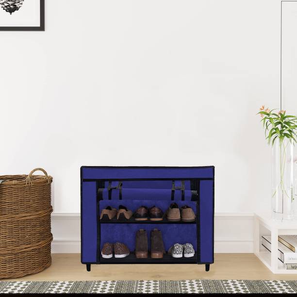 KOnline A_2L_BLUE Metal Shoe Rack