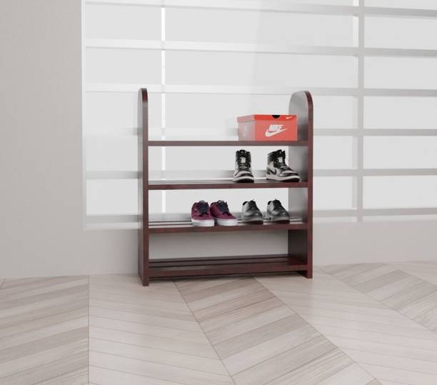Flux Engineered Wood Shoe Rack