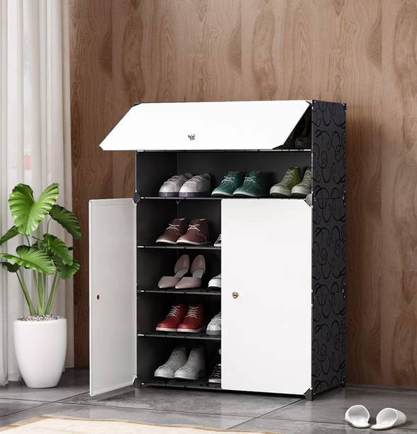 Evrum Plastic Collapsible Shoe Stand