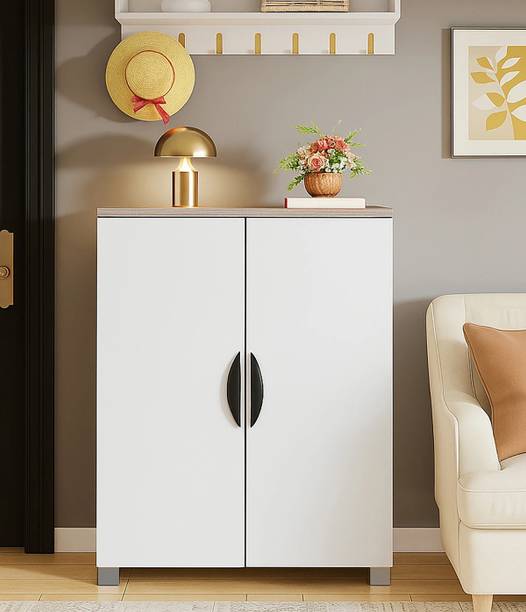 LERIMO 2-Door Engineered Wood Cabinet Drawer, Multipurpose Storage Cabinet with Doors Engineered Wood Free Standing Cabinet
