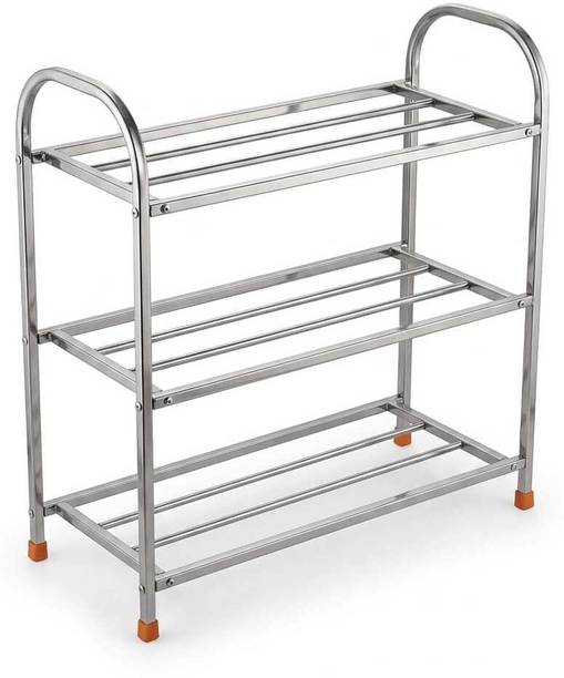 JSSTEEL Stainless Steel Metal Shoe Rack