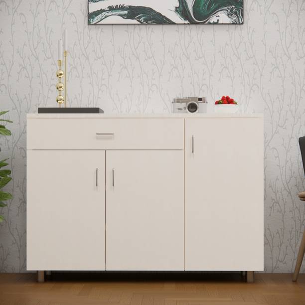 Flipkart Perfect Homes 3-Door with Spacious Drawer & Closed Storage with Free installation by Brand Engineered Wood Kitchen Cabinet