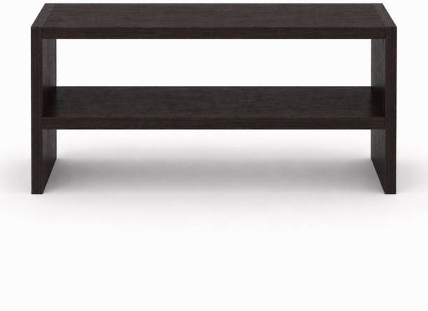 Flipkart Perfect Homes 24*9.5*12 inch Wooden Shoe Rack for Home, Chappal Slippers Organizer 2 Tier Engineered Wood Shoe Rack