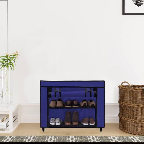 KOnline B_2L_BLUE Metal Shoe Rack