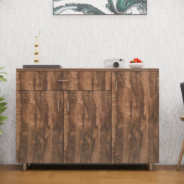 Flipkart Perfect Homes 3-Door with Spacious Drawer & Closed Storage with Free installation by Brand Engineered Wood Kitchen Cabinet
