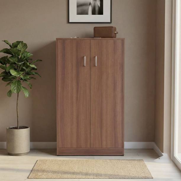 Aspirata Furniture Wooden Shoe Cabinet with Multiple-Shelves for Livingroom/Office/Home-Hall Engineered Wood Shoe Rack