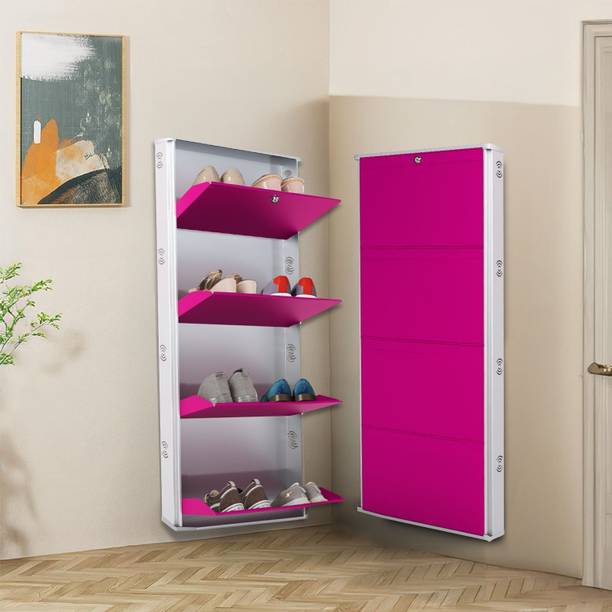 Jaimini Jaimini Shoe Rack White | Durable and Stylish Shoe Organizer | Shoe Stand Metal Shoe Rack