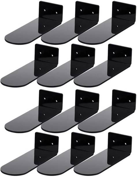 kshri Wall Mounted Shoe Rack Organizer | Floating Acrylic Shoe Display Shelf Metal Shoe Stand
