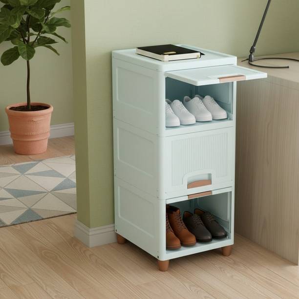 GROTHEORY Multi-Purpose Multi-Layer Cabinet for Shoes and Kitchen Plastic Shoe Rack
