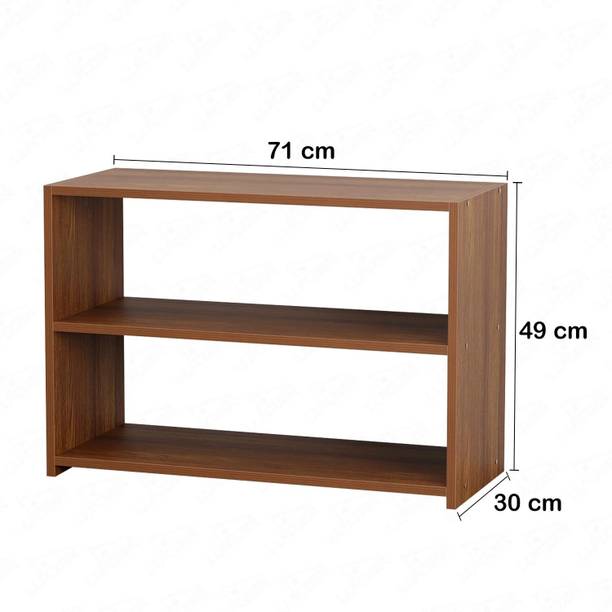 lukzer SR-004 OAK BROWN SHOE RACK Engineered Wood Shoe Rack