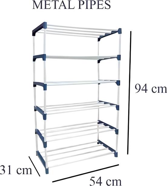 RKE 6 layer Heavy Metal PIPE SHOE STAND Plastic Shoe Stand