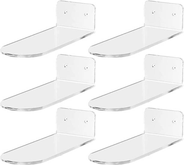Ashani Creations Shoe Rack Stand Organizor Space Saver for Home Shop Wall (Pack of 6) (4 inch) Plastic Shoe Rack